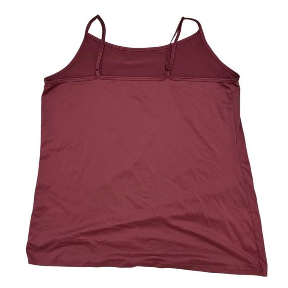 Plus Size Basics Womens 2X Cotton Tee Shirt Cami Bundle Pink Green Layering - Picture 4 of 13